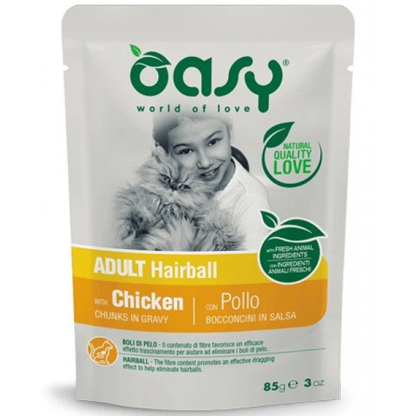 Oasy Bocconcini in Salsa Hairball 85gr Oasy Bocconcini in Salsa Hairball 85gr